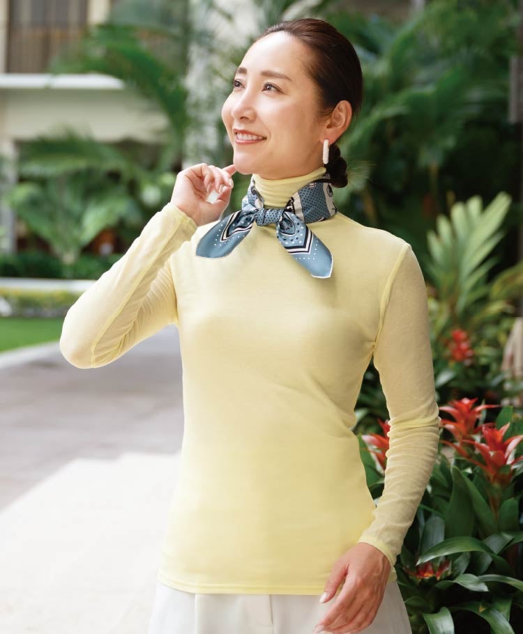 ハイネック長袖(1重袖) | 天使の綿シフォン公式OnlineShop