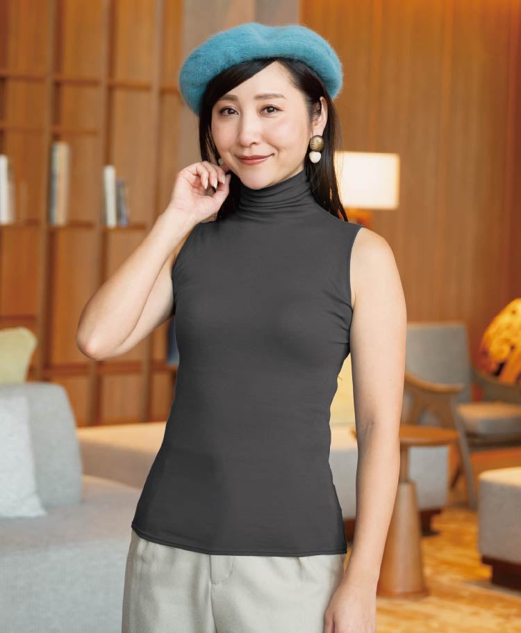 ハイネックノースリーブ | 天使の綿シフォン公式OnlineShop