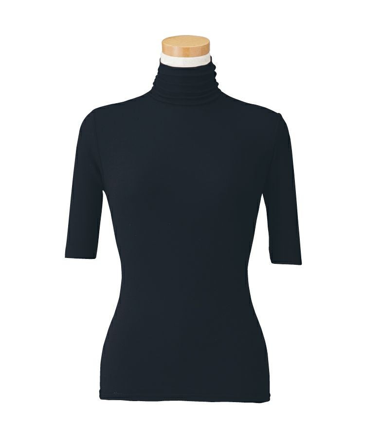天使のシフォン　5分袖　2枚セット 綿100% 天使の綿シフォン 丸首 五分袖 半袖 Tシャツ カットソー