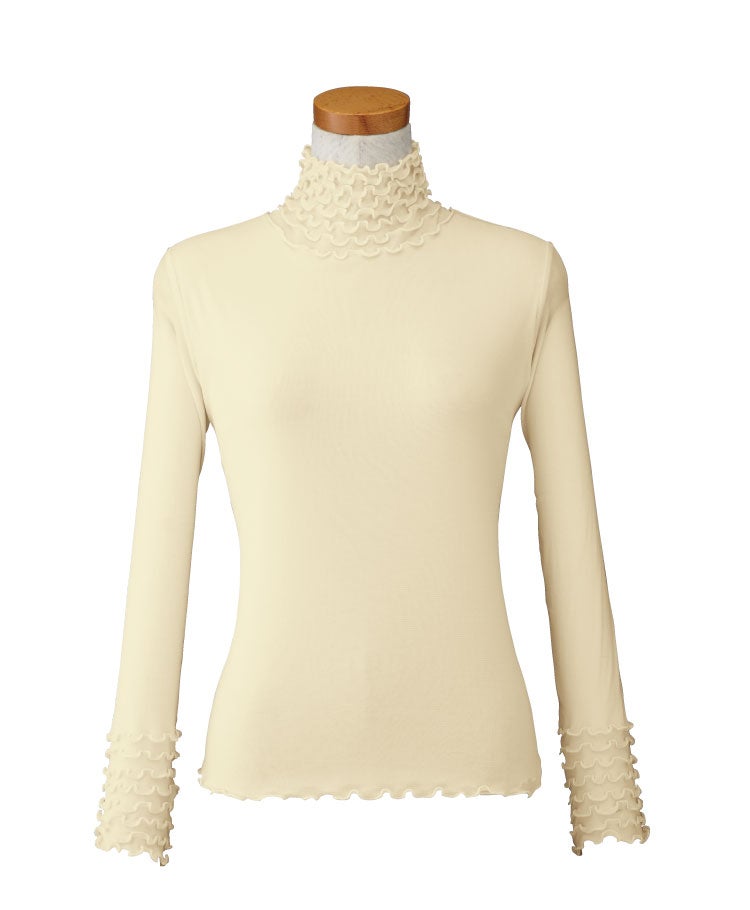 メッシュウィッシュ フローラルネック | 天使の綿シフォン公式OnlineShop