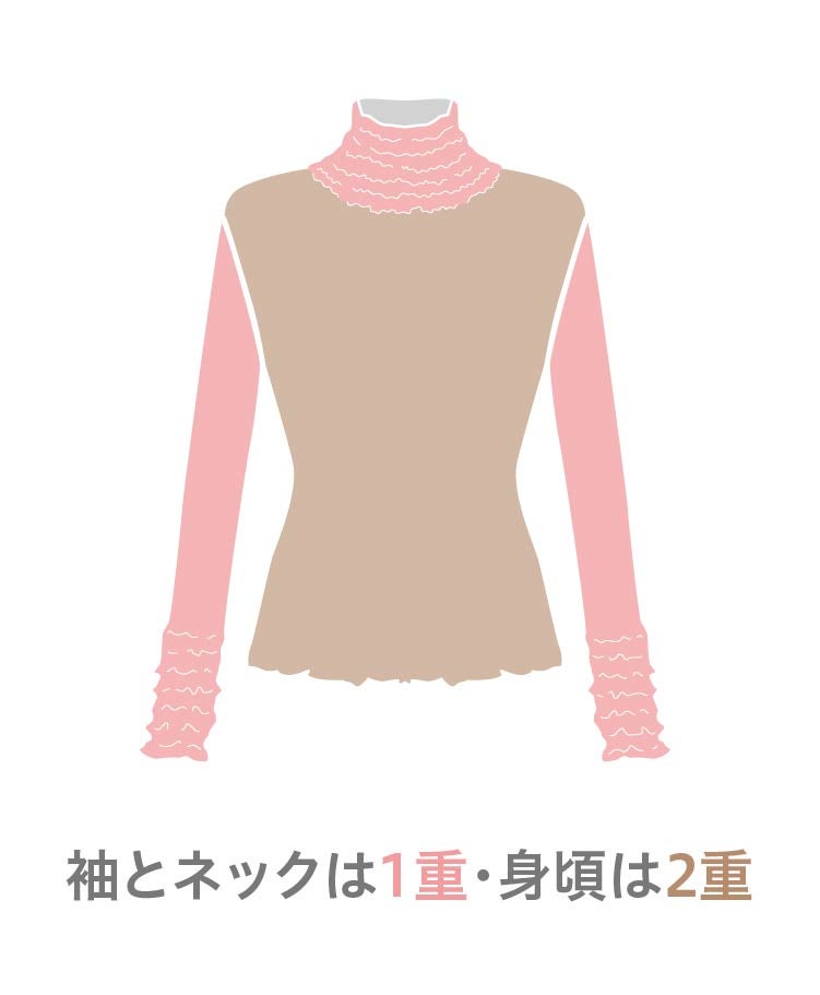 メッシュウィッシュ フローラルネック | 天使の綿シフォン公式OnlineShop