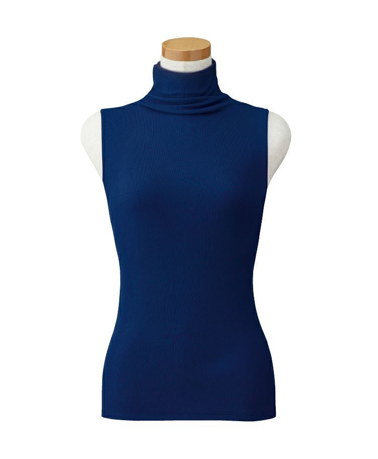 プラチナシルク ハイネックノースリーブ | 天使の綿シフォン公式OnlineShop