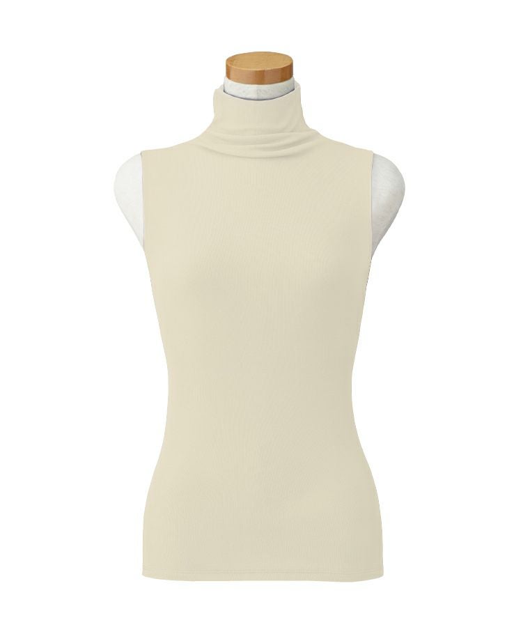 プラチナシルク ハイネックノースリーブ | 天使の綿シフォン公式OnlineShop
