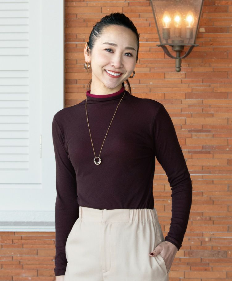 リバーシブルボトルネック長袖 | 天使の綿シフォン公式OnlineShop